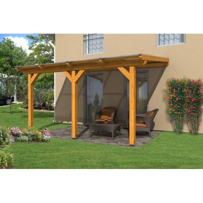 SKANHOLZ Andria Leimholz Gartenterrassendach - Terrassenüberdachung SKANHOLZ Andria Leimholz Gartenterrassendach - Terrassenüberdachung