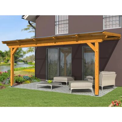 Skanholz Ancona - Leimholz Garten Pultdach 21,64m² Skanholz Ancona - Leimholz Garten Pultdach 21,64m²