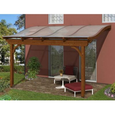 Skanholz Verona Holz Terrassendach - Flachdach - 14.71m² Skanholz Verona Holz Terrassendach - Flachdach - 14.71m²