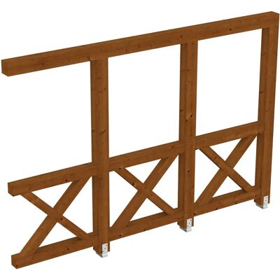 SKANHOLZ Nussbaum Gartenwand - Gartenwand SKANHOLZ Nussbaum Gartenwand - Gartenwand