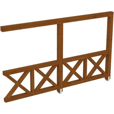 SKANHOLZ Gartenseitewand Andreaskreuz SKANHOLZ Gartenseitewand Andreaskreuz