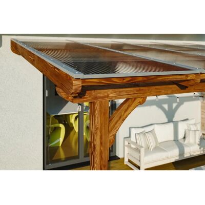SKAN HOLZ Rimini - Douglasie Polycarbonat Terrassenüberdachung SKAN HOLZ Rimini - Douglasie Polycarbonat Terrassenüberdachung