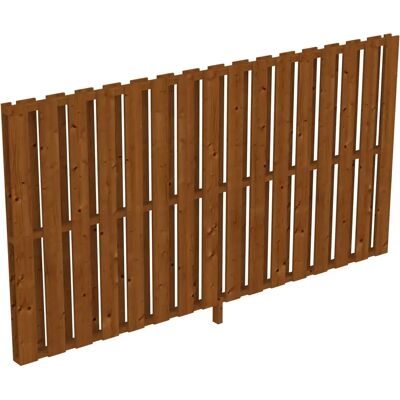 SkanHolz Nussbaum Seitenwand - Gartenhaus - Holz SkanHolz Nussbaum Seitenwand - Gartenhaus - Holz