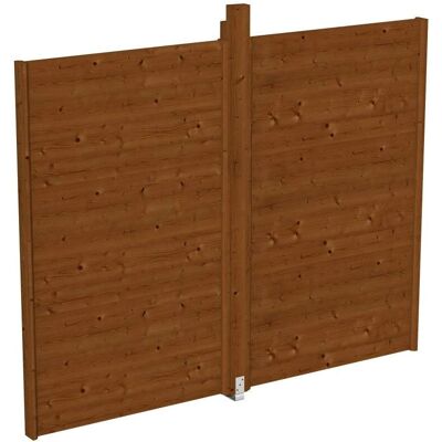 SKANHOLZ Nussbaum Pavillonwand - Toulouse - Außenbereich SKANHOLZ Nussbaum Pavillonwand - Toulouse - Außenbereich