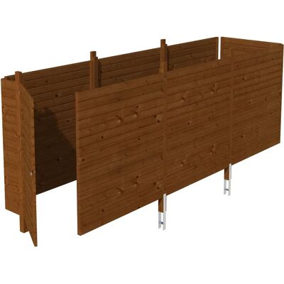 SKAN HOLZ imprägnierter Nussbaum Abstellraum - Storage Shed SKAN HOLZ imprägnierter Nussbaum Abstellraum - Storage Shed
