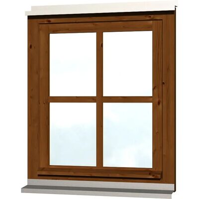 SkanHolz Nussbaum Einzelfenster - 69,1x82,1cm - Dreh-Kipp- Fenster SkanHolz Nussbaum Einzelfenster - 69,1x82,1cm - Dreh-Kipp- Fenster