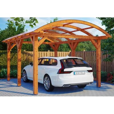 SKANHOLZ Carport Franken - Leimholz, beige, 376x541 cm - Carport SKANHOLZ Carport Franken - Leimholz, beige, 376x541 cm - Carport