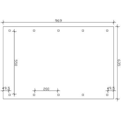 SKANHOLZ Franken Carport - Beige - 635x969cm - Leimholz SKANHOLZ Franken Carport - Beige - 635x969cm - Leimholz