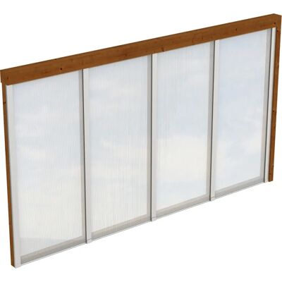 SKAN HOLZ Nussbaum Gartenwand - Gartenwand SKAN HOLZ Nussbaum Gartenwand - Gartenwand