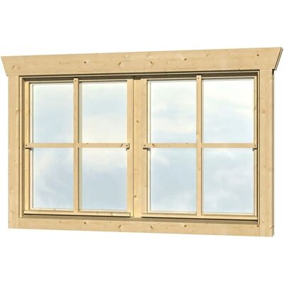 SKAN HOLZ Doppelfenster - Echtglas, Nordische Fichte, Natur SKAN HOLZ Doppelfenster - Echtglas, Nordische Fichte, Natur