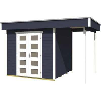 SKANHOLZ Venlo Gartenhaus - Nordisches Holz, 380x250cm, Grau SKANHOLZ Venlo Gartenhaus - Nordisches Holz, 380x250cm, Grau