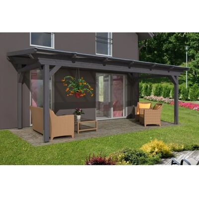 SkanHolz Sanremo Freistehende Terrassenüberdachung - 648x400cm SkanHolz Sanremo Freistehende Terrassenüberdachung - 648x400cm