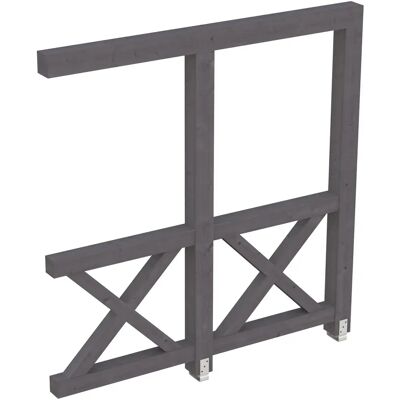 SkanHolz 205x210cm Seitenwand - Seitenwand SkanHolz 205x210cm Seitenwand - Seitenwand