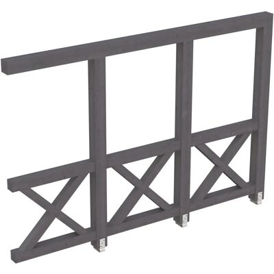 Skan Holz Seitenwand Andreaskreuz - Zaunpaneel Skan Holz Seitenwand Andreaskreuz - Zaunpaneel