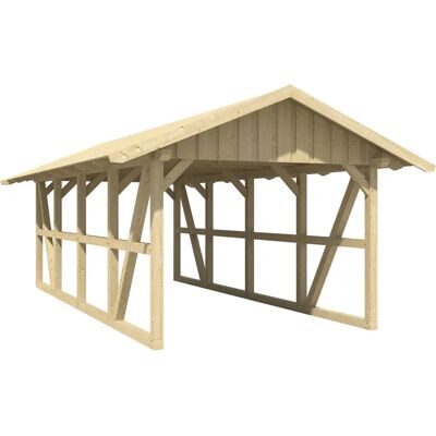 SKANHOLZ - Schwarzwald - Schiefergrau - 424x772 cm - Carport SKANHOLZ - Schwarzwald - Schiefergrau - 424x772 cm - Carport