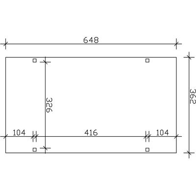 SKANHOLZ Westerwald Carport - Schiefergrau, 362x648cm, 1 Fahrzeug SKANHOLZ Westerwald Carport - Schiefergrau, 362x648cm, 1 Fahrzeug