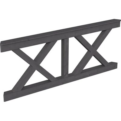 SKANHOLZ Andreaskreuz Geländer - Außen, 84cm x 210cm, Grau SKANHOLZ Andreaskreuz Geländer - Außen, 84cm x 210cm, Grau