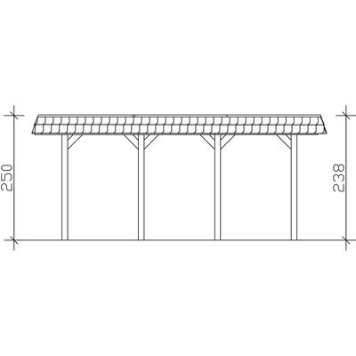SkanHolz Carport Spreewald - Grün, 585x589cm, 2 Fahrzeuge - Carport SkanHolz Carport Spreewald - Grün, 585x589cm, 2 Fahrzeuge - Carport