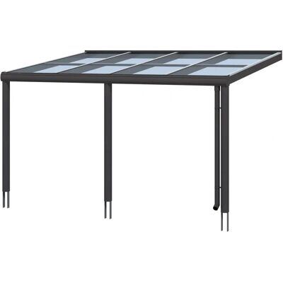 SKANHOLZ Monza Aluminium Terrassenüberdachung - 434x307cm, Sicherheitsglas SKANHOLZ Monza Aluminium Terrassenüberdachung - 434x307cm, Sicherheitsglas
