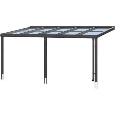 SKANHOLZ Monza Aluminium-Terrassenüberdachung - 13,9 m² SKANHOLZ Monza Aluminium-Terrassenüberdachung - 13,9 m²