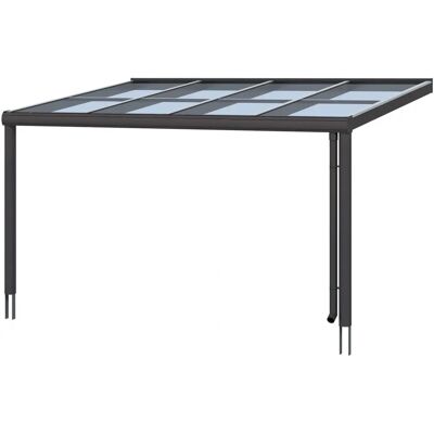 SKANHOLZ Modulare Terrassenüberdachung - Aluminium, 434x307 cm, VSG Glas SKANHOLZ Modulare Terrassenüberdachung - Aluminium, 434x307 cm, VSG Glas