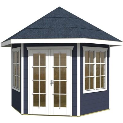 SKANHOLZ Almelo Pavillon – Grau – 350x303cm SKANHOLZ Almelo Pavillon – Grau – 350x303cm