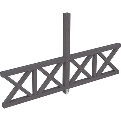 Skan Holz Andreaskreuz Freistehende Seitenwand - Carport Seitenwand Skan Holz Andreaskreuz Freistehende Seitenwand - Carport Seitenwand