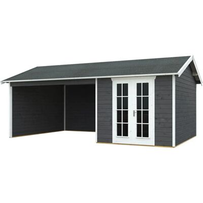 SKANHOLZ Gartenhaus Tilburg - Nordische Fichte, 28mm, mit Fußboden SKANHOLZ Gartenhaus Tilburg - Nordische Fichte, 28mm, mit Fußboden