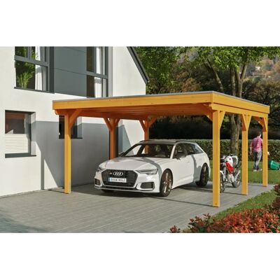 SKANHOLZ - Grunewald - Schiefergrau - 427 x 554 cm - Carport SKANHOLZ - Grunewald - Schiefergrau - 427 x 554 cm - Carport