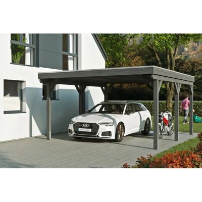 SKANHOLZ Grunewald - Schiefergrau - 427x554cm - Carport SKANHOLZ Grunewald - Schiefergrau - 427x554cm - Carport