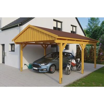 SKANHOLZ - Fichtelberg - Beige - 423x566 - Carport SKANHOLZ - Fichtelberg - Beige - 423x566 - Carport