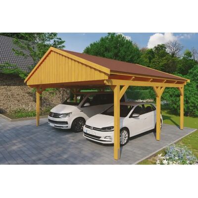SKANHOLZ - Fichtelberg - 618 x 566 cm - 362 cm - Carport SKANHOLZ - Fichtelberg - 618 x 566 cm - 362 cm - Carport