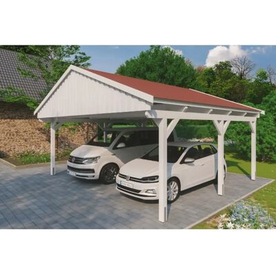SKANHOLZ - Fichtelberg - 618x566 cm - 2 Fahrzeuge - Carport SKANHOLZ - Fichtelberg - 618x566 cm - 2 Fahrzeuge - Carport