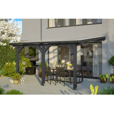Skanholz Bormio Terrassenüberdachung - Hochwertiges Holz Skanholz Bormio Terrassenüberdachung - Hochwertiges Holz