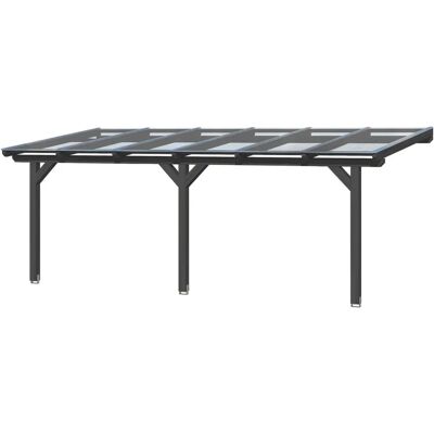 SkanHolz Bormio Holz-Terrassendach - Pult, 648x350cm SkanHolz Bormio Holz-Terrassendach - Pult, 648x350cm