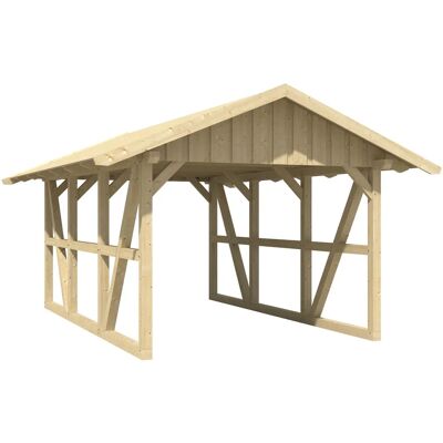 Skanholz Schwarzwald Beige Carport - Carport Skanholz Schwarzwald Beige Carport - Carport