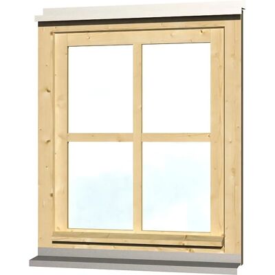 SKANHOLZ 69x82cm Natur Holz Carport Fenster - Fenster SKANHOLZ 69x82cm Natur Holz Carport Fenster - Fenster