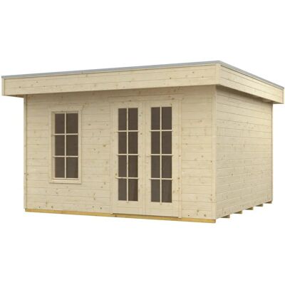 Skanholz Breda Gartenhaus - Boden, Unbehandelt, 28mm Wände Skanholz Breda Gartenhaus - Boden, Unbehandelt, 28mm Wände