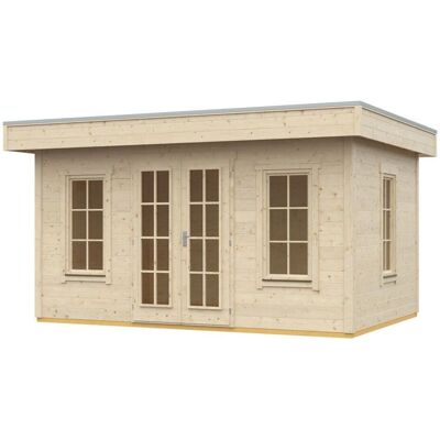 SKANHOLZ Gartenhaus »Basel 1«, Holz, BxHxT: 460 x 255 x 300 cm, beige SKANHOLZ Gartenhaus »Basel 1«, Holz, BxHxT: 460 x 255 x 300 cm, beige