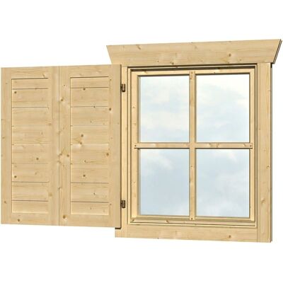 SKANHOLZ - Fensterladen - Natur - Holz - Fensterläden SKANHOLZ - Fensterladen - Natur - Holz - Fensterläden