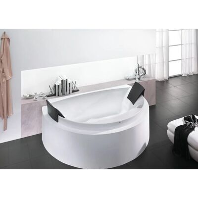 Hoesch Aviva Badewanne - 180x118,5cm, Weiß, Halbrund Hoesch Aviva Badewanne - 180x118,5cm, Weiß, Halbrund