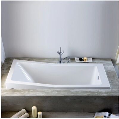 Hoesch Foster Rechteckbadewanne 1600x700mm - Weiß - Modell 6647.010 Hoesch Foster Rechteckbadewanne 1600x700mm - Weiß - Modell 6647.010