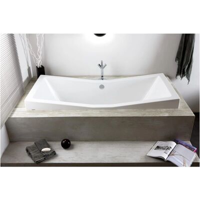 Hoesch Foster Baignoire Rectangulaire - 1800x800 mm, Blanc - Publicité Hoesch Foster Baignoire Rectangulaire - 1800x800 mm, Blanc - Publicité