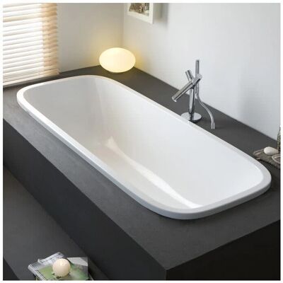 Hoesch Ovalbadewanne - 1766x750 mm - Weiß - Singlebath Uno - Rechteckig Hoesch Ovalbadewanne - 1766x750 mm - Weiß - Singlebath Uno - Rechteckig