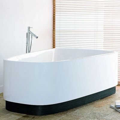 Hoesch Weiße Freistehende Trapezbadewanne - Singlebath Duo Hoesch Weiße Freistehende Trapezbadewanne - Singlebath Duo