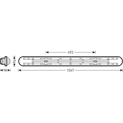 Trilux Nextrema G3 Lampe LED étanche - Applique - Publicité Trilux Nextrema G3 Lampe LED étanche - Applique - Publicité