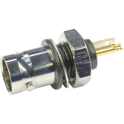 Telegärtner BNC Einbaubuchse, 50 Ohm, Schwarz - RF Stecker Telegärtner BNC Einbaubuchse, 50 Ohm, Schwarz - RF Stecker