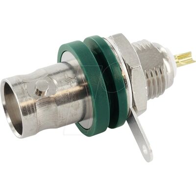 Telegärtner J01001f1222 BNC Female Jack - Impedance 50Ω - Green Telegärtner J01001f1222 BNC Female Jack - Impedance 50Ω - Green