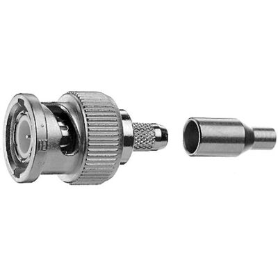 Telegärtner J01002A0036 Edelstahl BNC-Stecker - Koaxial, 75 Ohm, für RG-179B/U Telegärtner J01002A0036 Edelstahl BNC-Stecker - Koaxial, 75 Ohm, für RG-179B/U