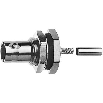 Telegärtner J01001C0028 Koaxial BNC-Stecker - 50Ω, Chrom Telegärtner J01001C0028 Koaxial BNC-Stecker - 50Ω, Chrom
